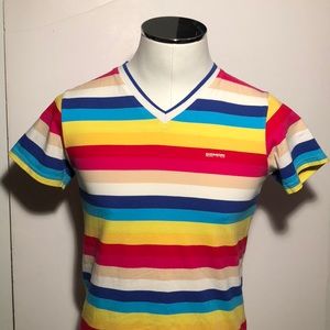 Rainbow V Neck Domon Black Label